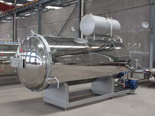 電腦全自動(dòng)帶換熱器噴淋式(間冷)殺菌鍋